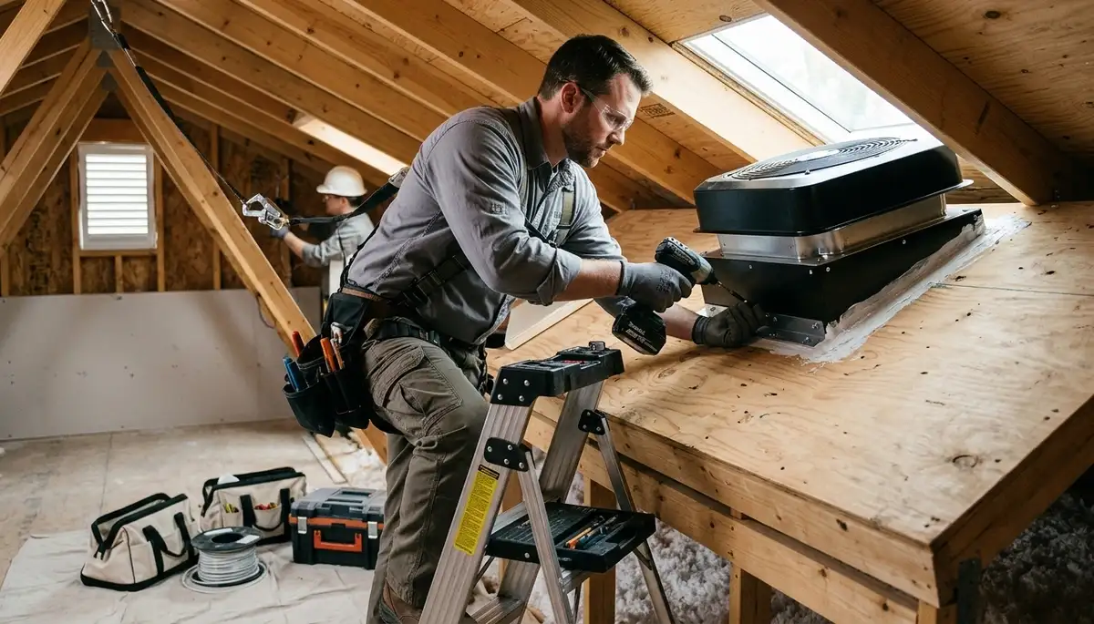 On Call Electrical attic fan services for Bloomington, Indiana homes