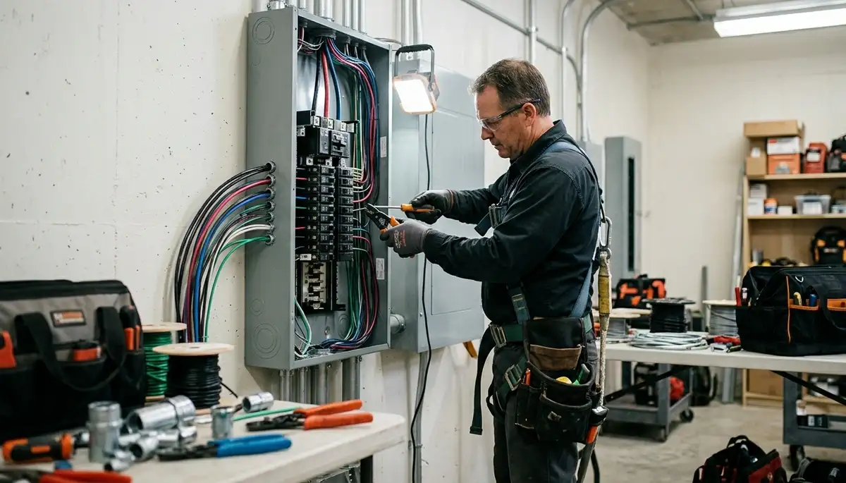 Electrical panel installation service for Bloomington, Indiana homes by On Call Electrical