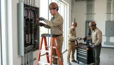 Electrician providing residential electrical service in Bloomington, Indiana