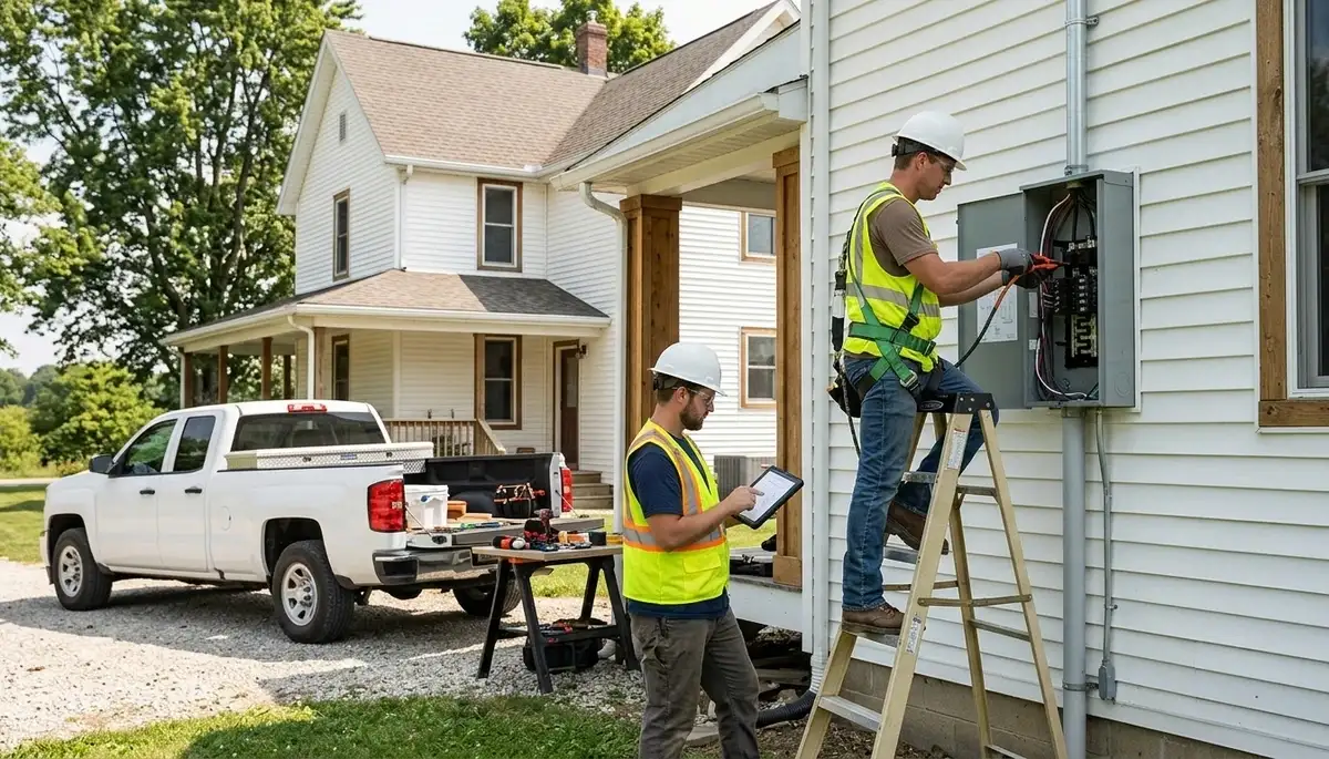 Professional electrician services in Bloomington, Indiana