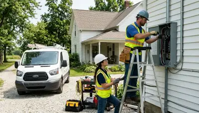 Bloomington, IN electrician providing professional residential and commercial electrical services