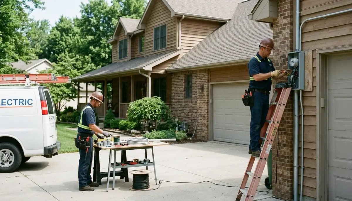 Bloomington, Indiana electrician providing professional electrical services and repairs