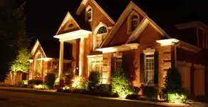electrician services providing professional exterior electrical lighting in Bloomington, IN