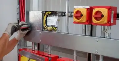 fire alarm installation service with certified electricians wiring fire alarm control equipment in Bloomington, IN