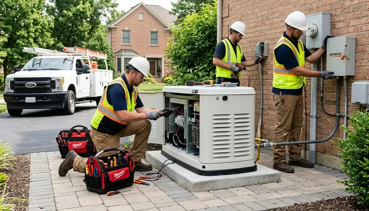 Generator installation service for Bloomington, Indiana homes by On Call Electrical