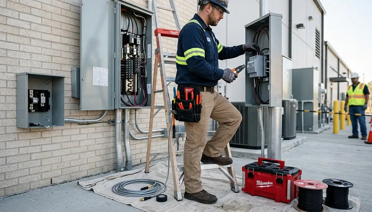 Lightning surge protection for a Bloomington, IN home electrical panel by On Call Electrical