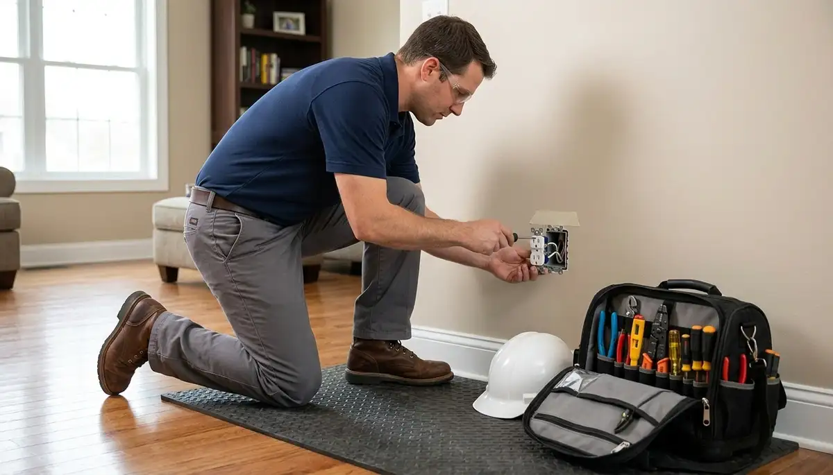 Outlet repair service for Bloomington, IN homes by On Call Electrical electrician