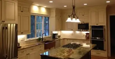 Recessed lighting installation enhancing interior lighting by professional electricians in Bloomington, IN