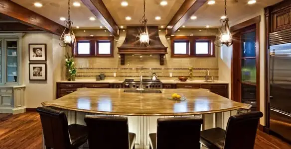 Finished recessed lighting installation providing balanced indoor lighting in Bloomington, IN