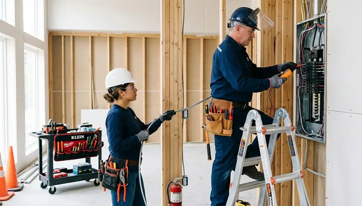 Residential electrician services in Bloomington, Indiana for home panels, wiring, and circuits